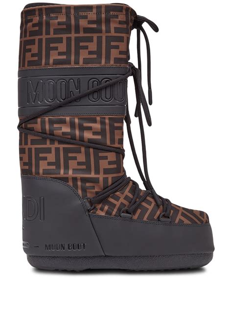 moon boots fendi|fendi plaid cowboy boots.